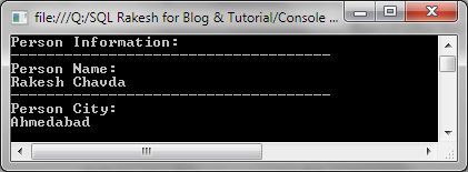 Pass by Value Output